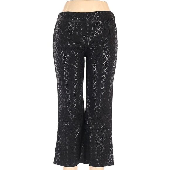 Anna Black cropped Hip huggers vintage 70s Dress Pants Size 1X Plus Size - Picture 1 of 9